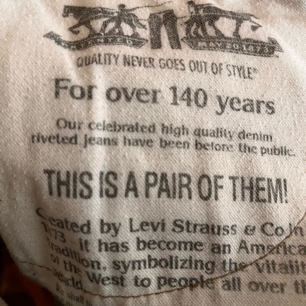 🔥 Levi’s 508 cut offs - 29” waist x 8” inseam - Picture 5 of 6
